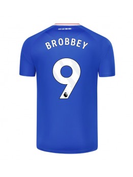 Sunderland Brian Brobbey #9 Replika Borta Kläder 2025-26 Kortärmad